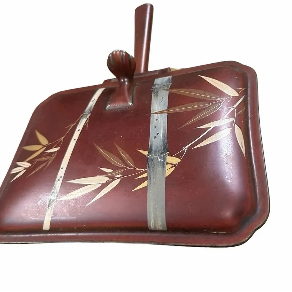 Maruni Occupied‎ Japan 1940’s Silent Butler Maroon Bamboo, 7.5”, MISSPELLED